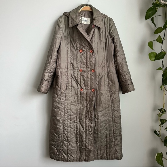 Croydon Vintage Quilted Trench - Picture 3 of 9